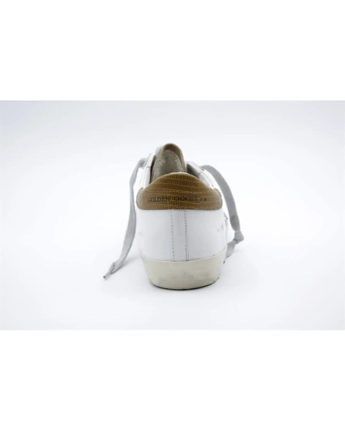 Baskets basses Golden Goose en cuir et textile marron