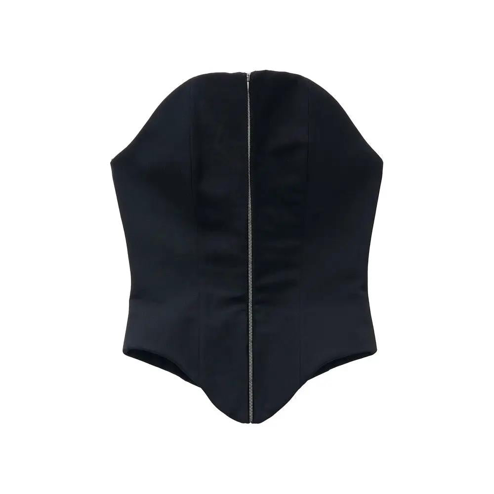 Alexander McQueen Black Wool Oves Aries Corset
