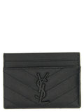 Saint Laurent Black Leather Cardholder