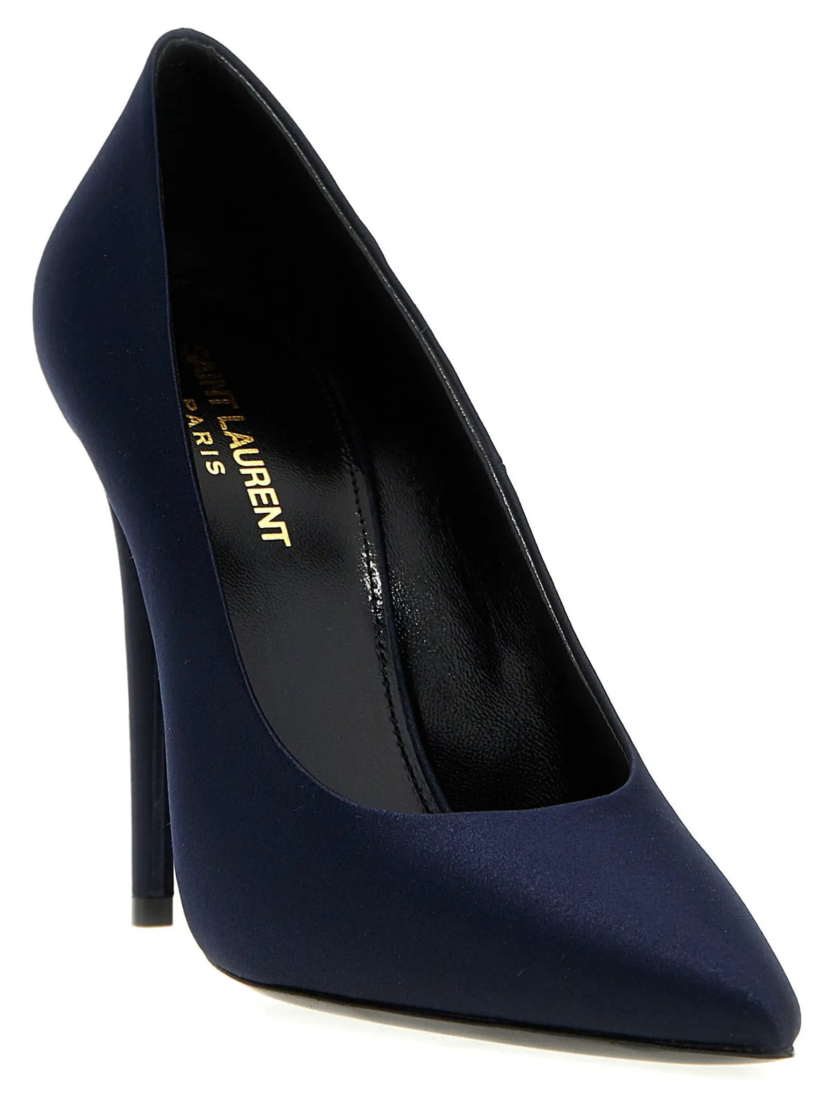 Escarpins à talons hauts Saint Laurent en polyester bleu
