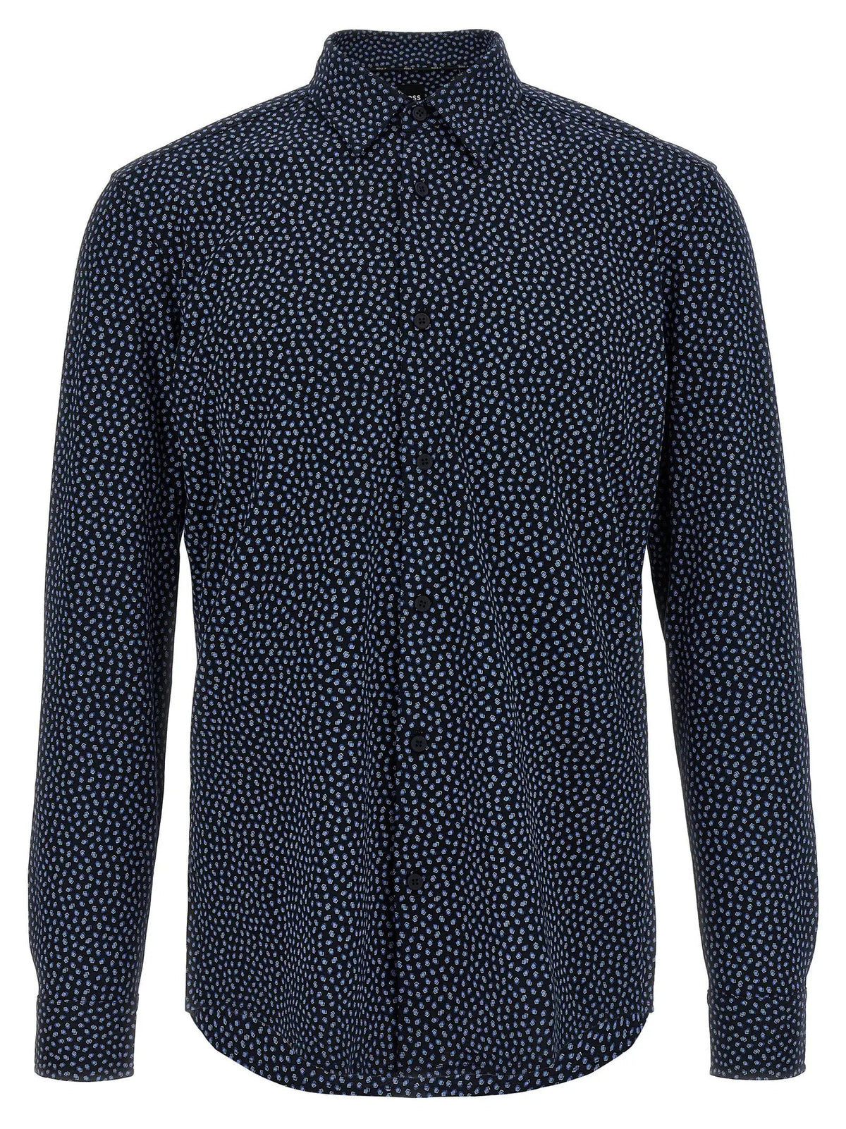 Hugo Boss Blue Cotton Blouse