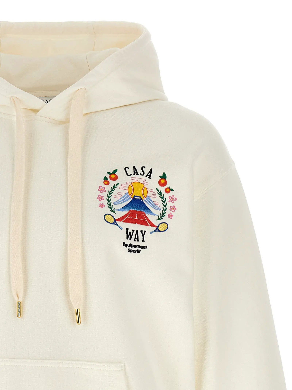 Sweat-shirt Casablanca en coton blanc