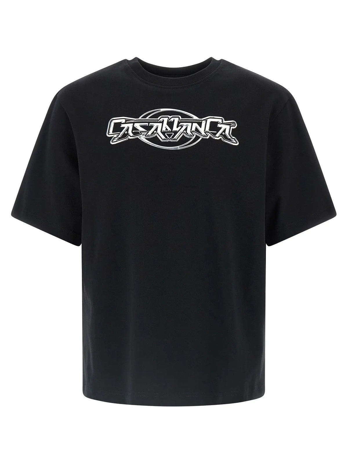 T-shirt Casablanca en coton biologique noir