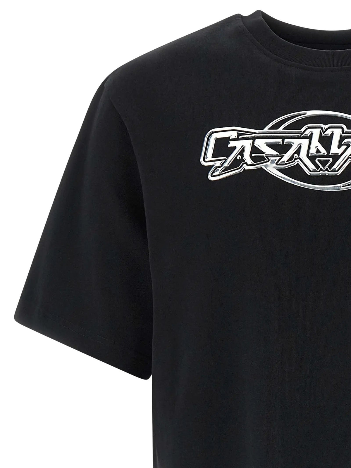 T-shirt Casablanca en coton biologique noir