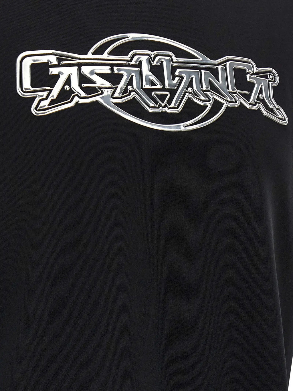 T-shirt Casablanca en coton biologique noir