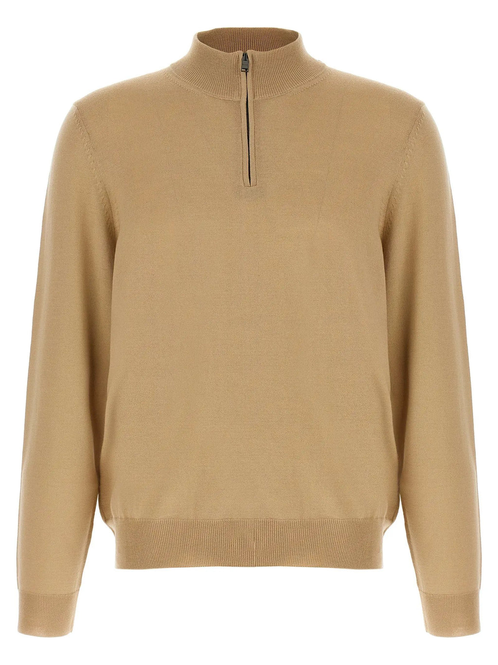 Cardigan Hugo Boss en laine vierge beige