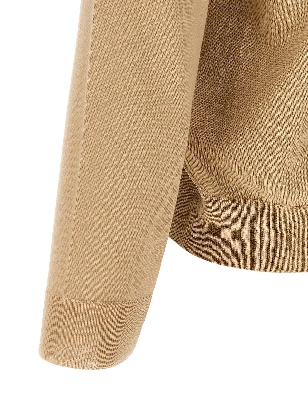 Cardigan Hugo Boss en laine vierge beige