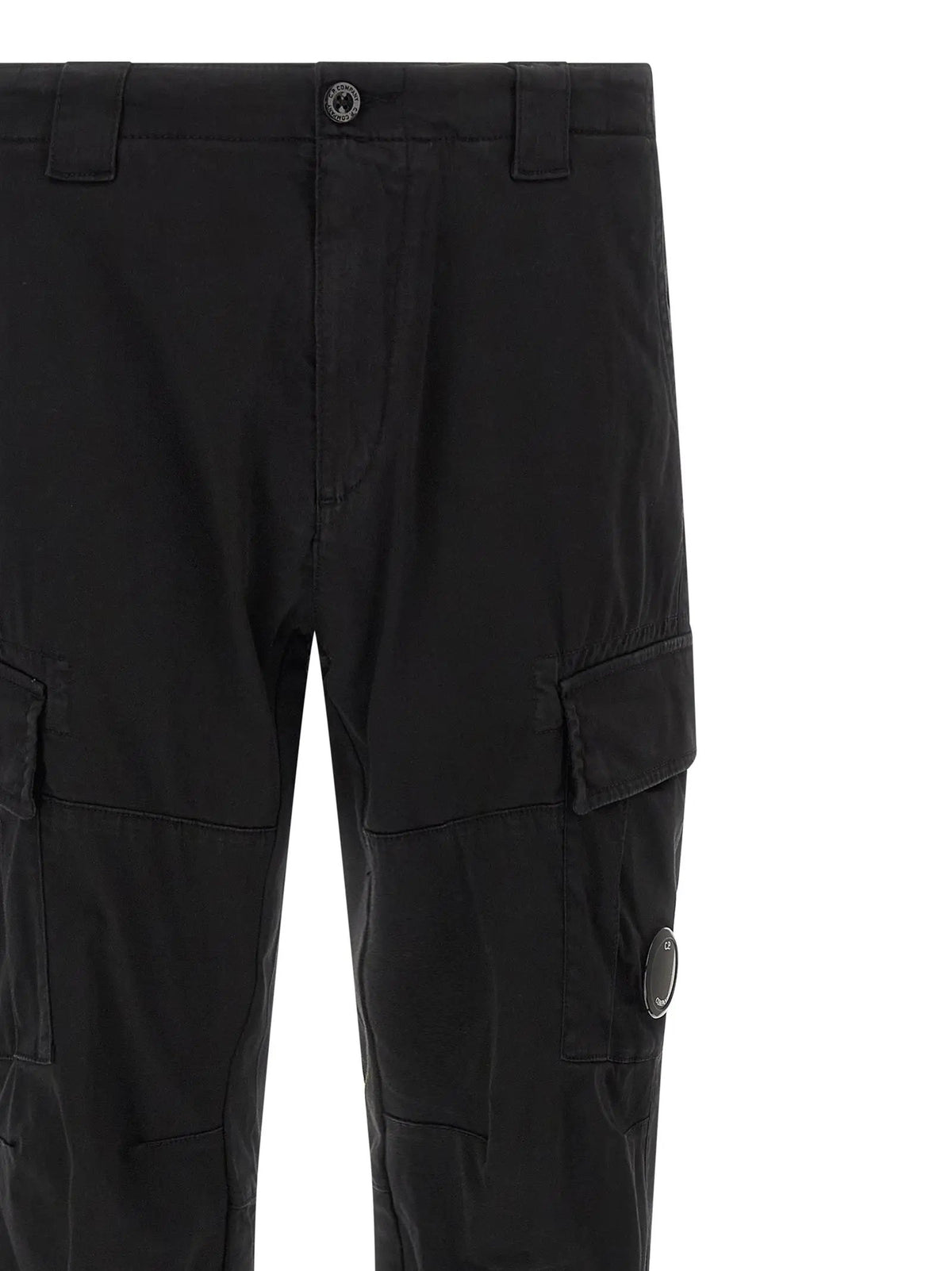 Pantalon cargo C.P. Company noir en coton