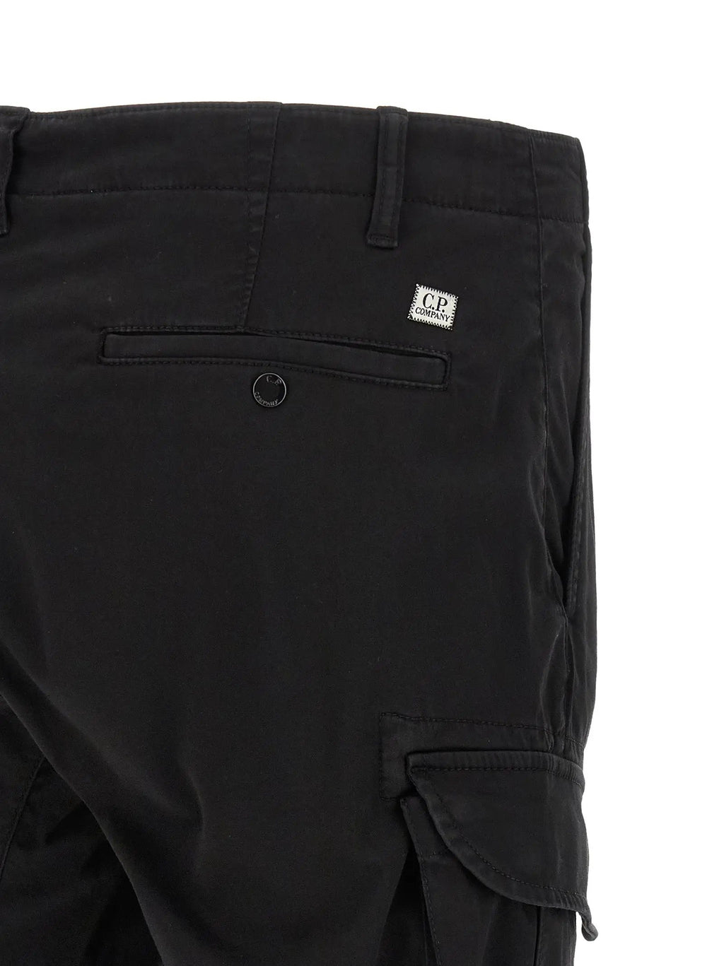 Pantalon cargo C.P. Company noir en coton