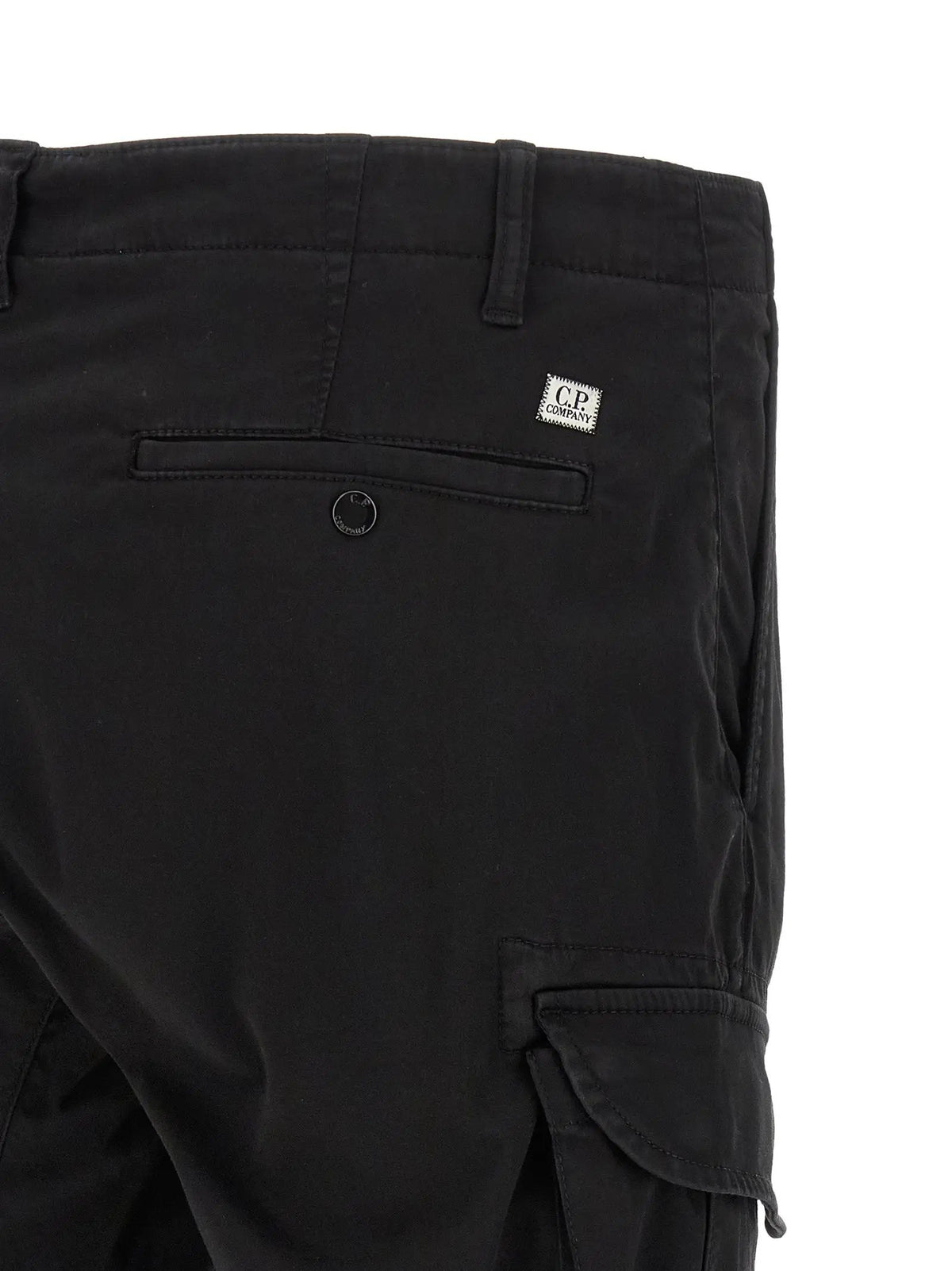 Pantalon cargo C.P. Company noir en coton