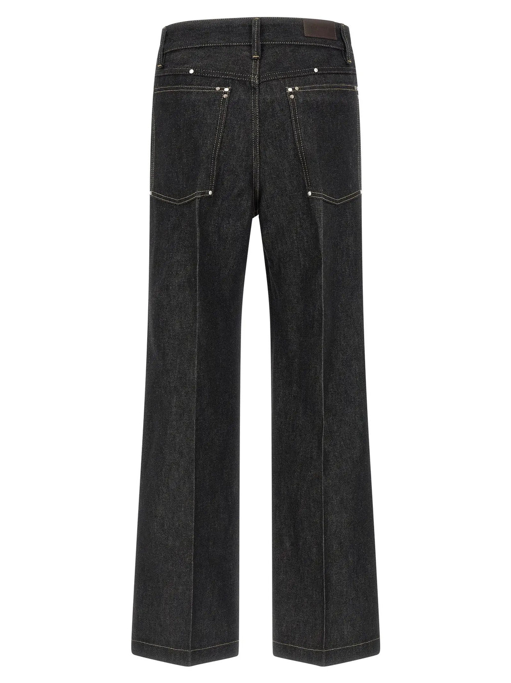 Lemaire Jean en denim de coton noir
