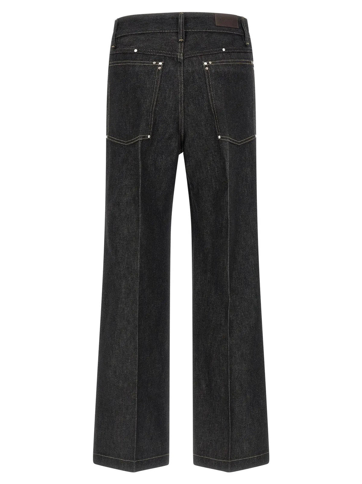 Lemaire Jean en denim de coton noir