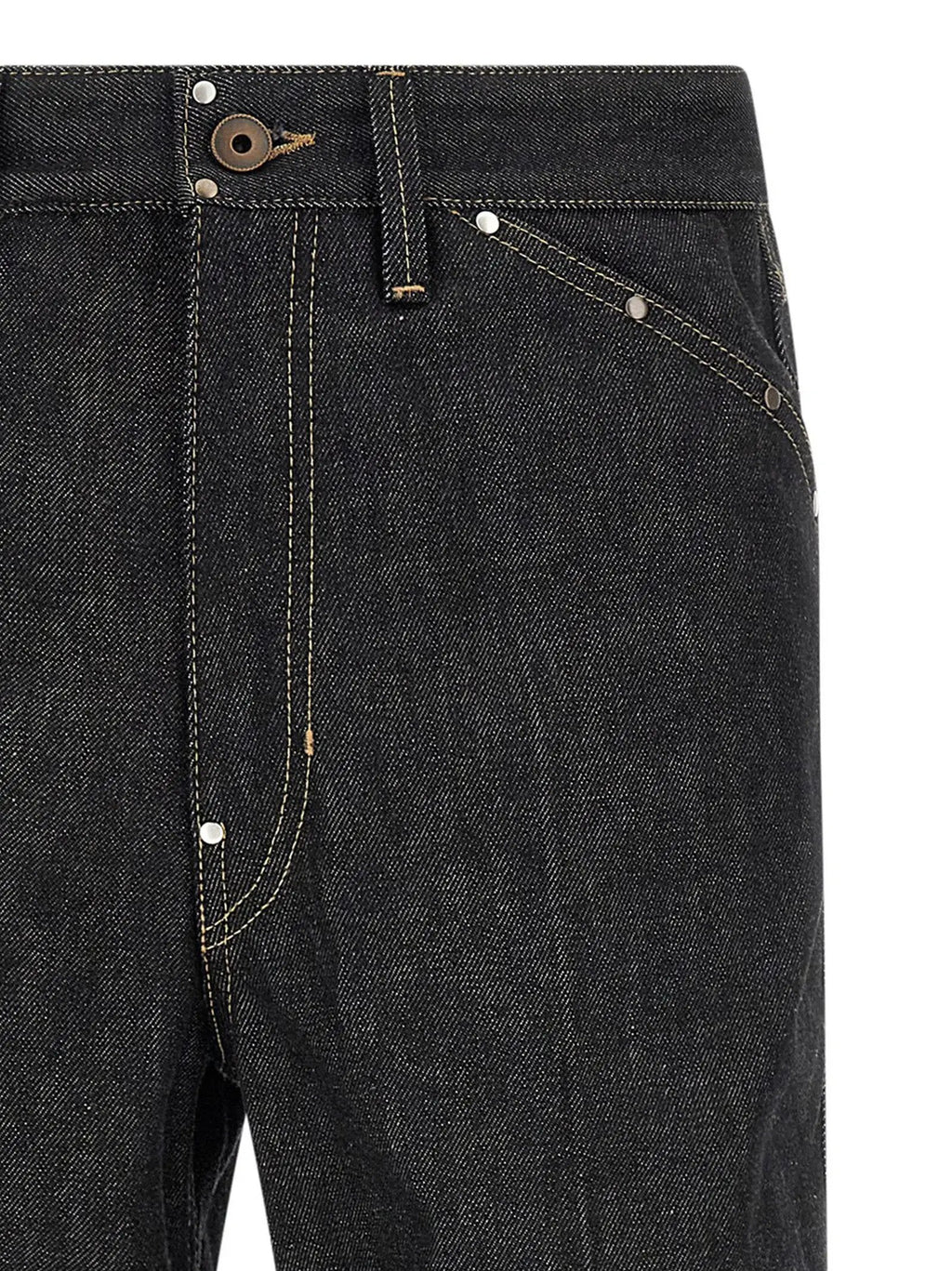 Lemaire Jean en denim de coton noir
