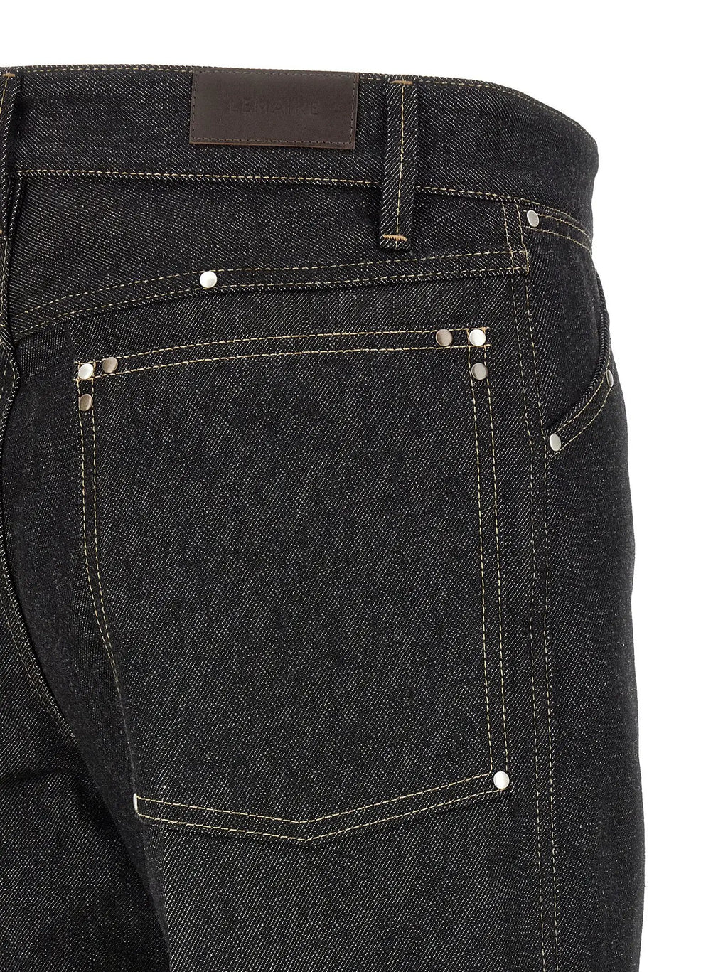 Lemaire Jean en denim de coton noir