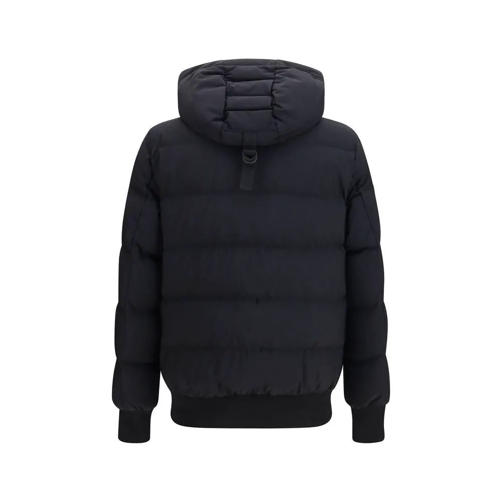 Moose Knuckles Black Nylon Full-Length Jacket