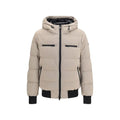 Veste longue en nylon beige Moose Knuckles