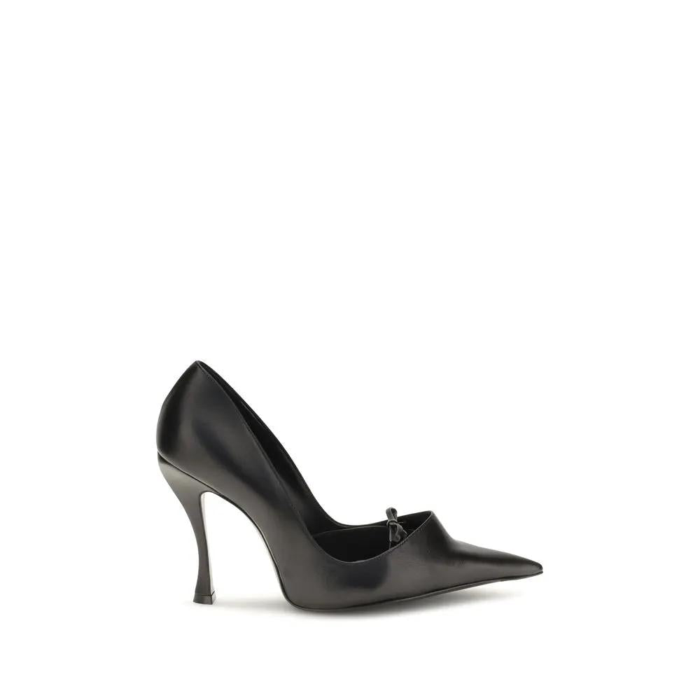 Escarpins à talons hauts Balenciaga en agneau noir (Ovis Aries)