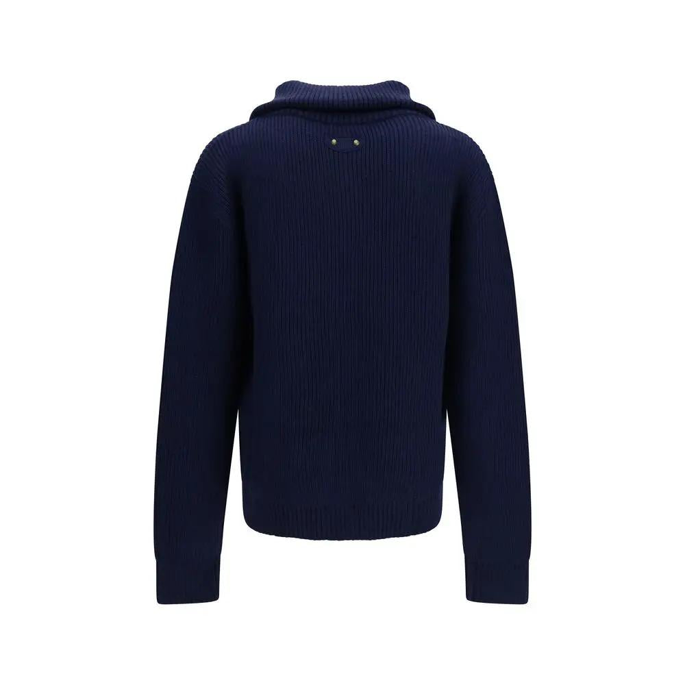 Balenciaga Blue Wool Oves Aries Sweatshirt