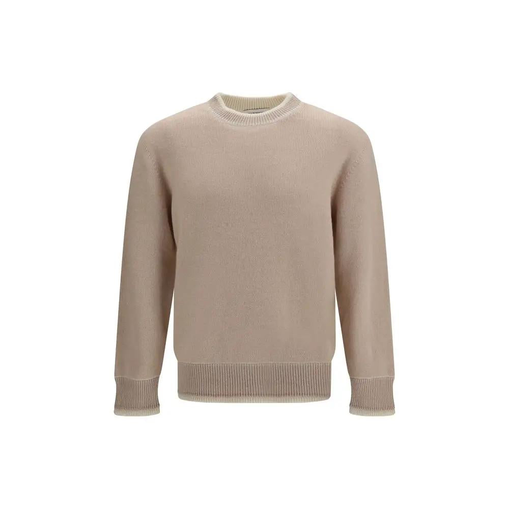 Sweat-shirt Laneus Beige en Laine Oves Aries