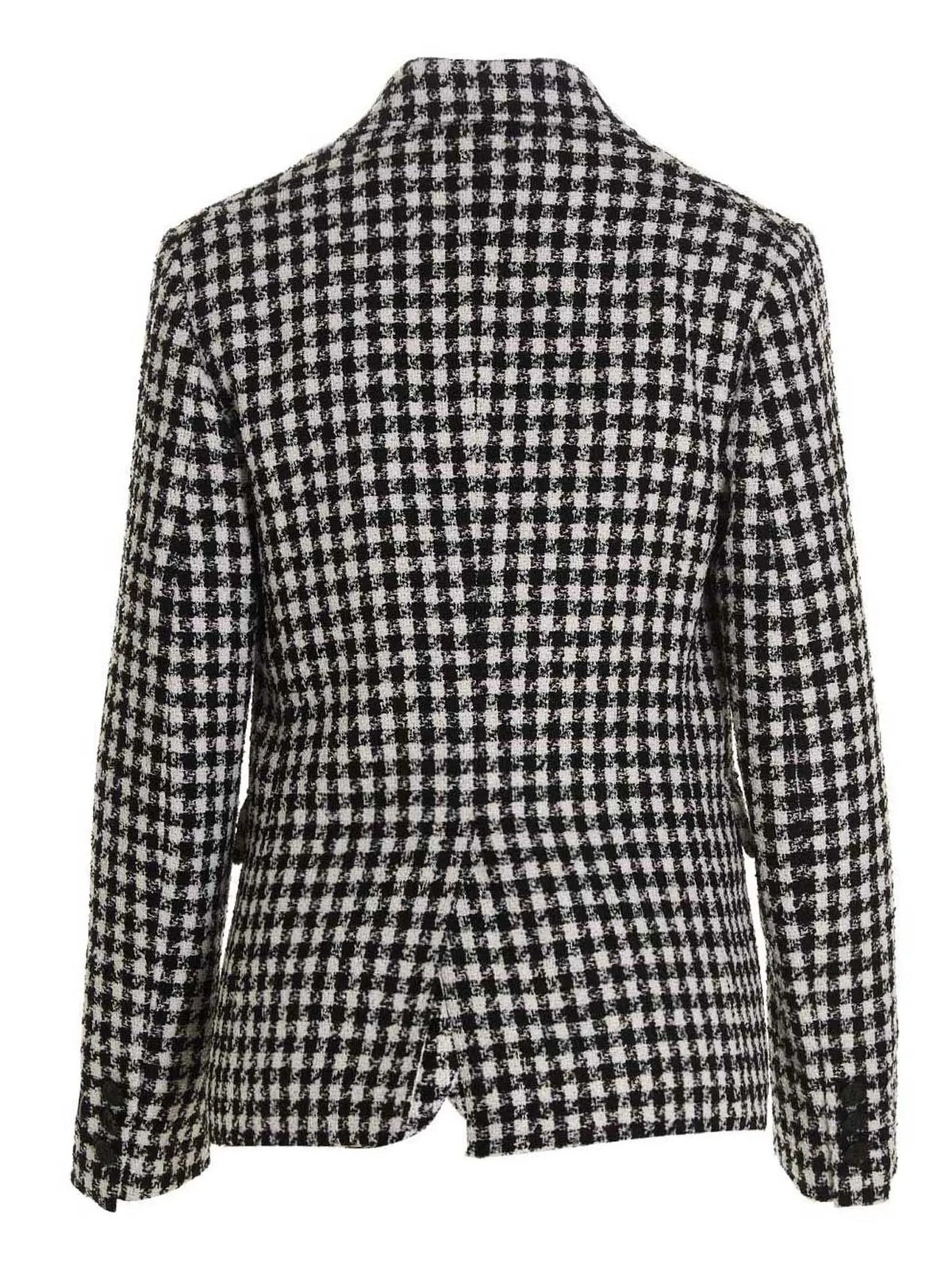 Blazer Versace en laine vierge bicolore