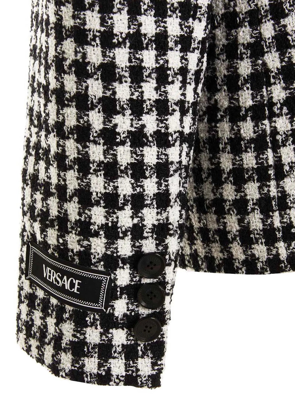 Blazer Versace en laine vierge bicolore