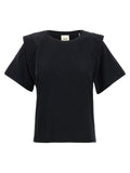 T-shirt en coton noir Isabel Marant