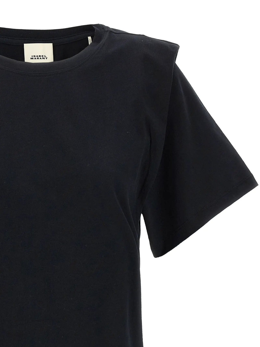 T-shirt en coton noir Isabel Marant