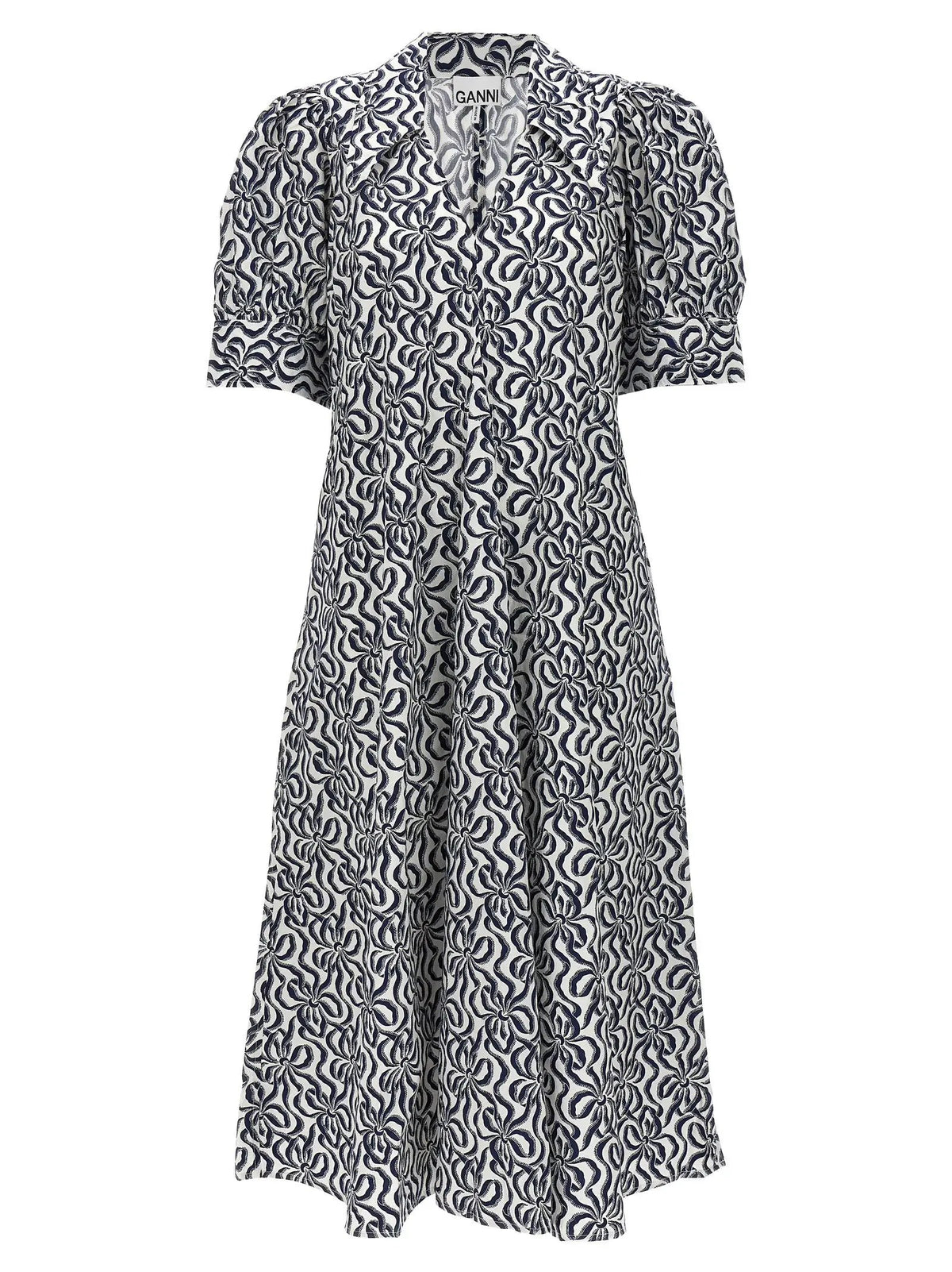 Ganni Multicolor Cotton Casual Dress