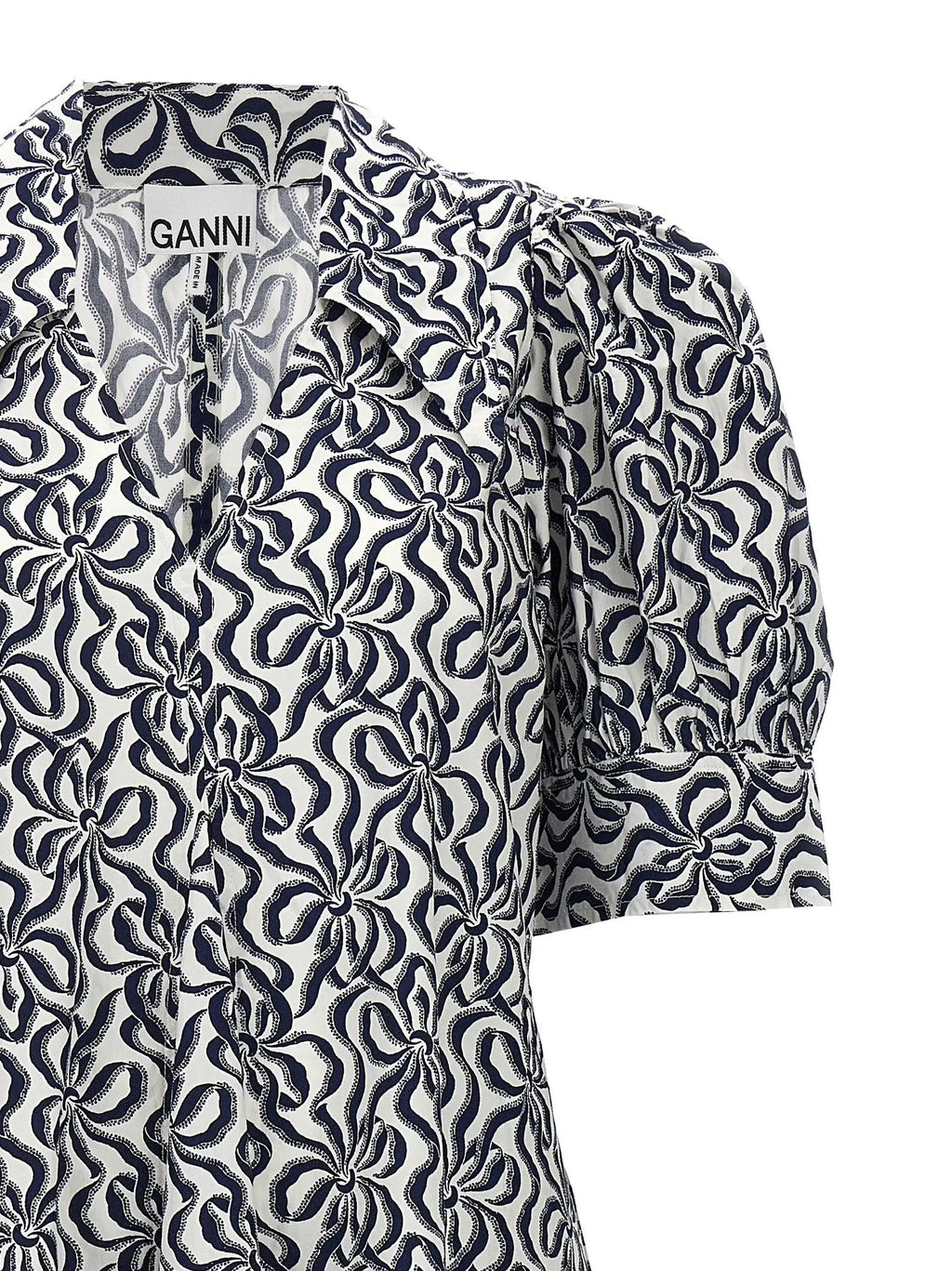 Ganni Multicolor Cotton Casual Dress