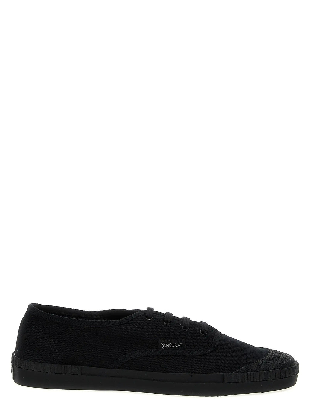 Saint Laurent Saint Laurent Black Cotton Low Top Sneakers