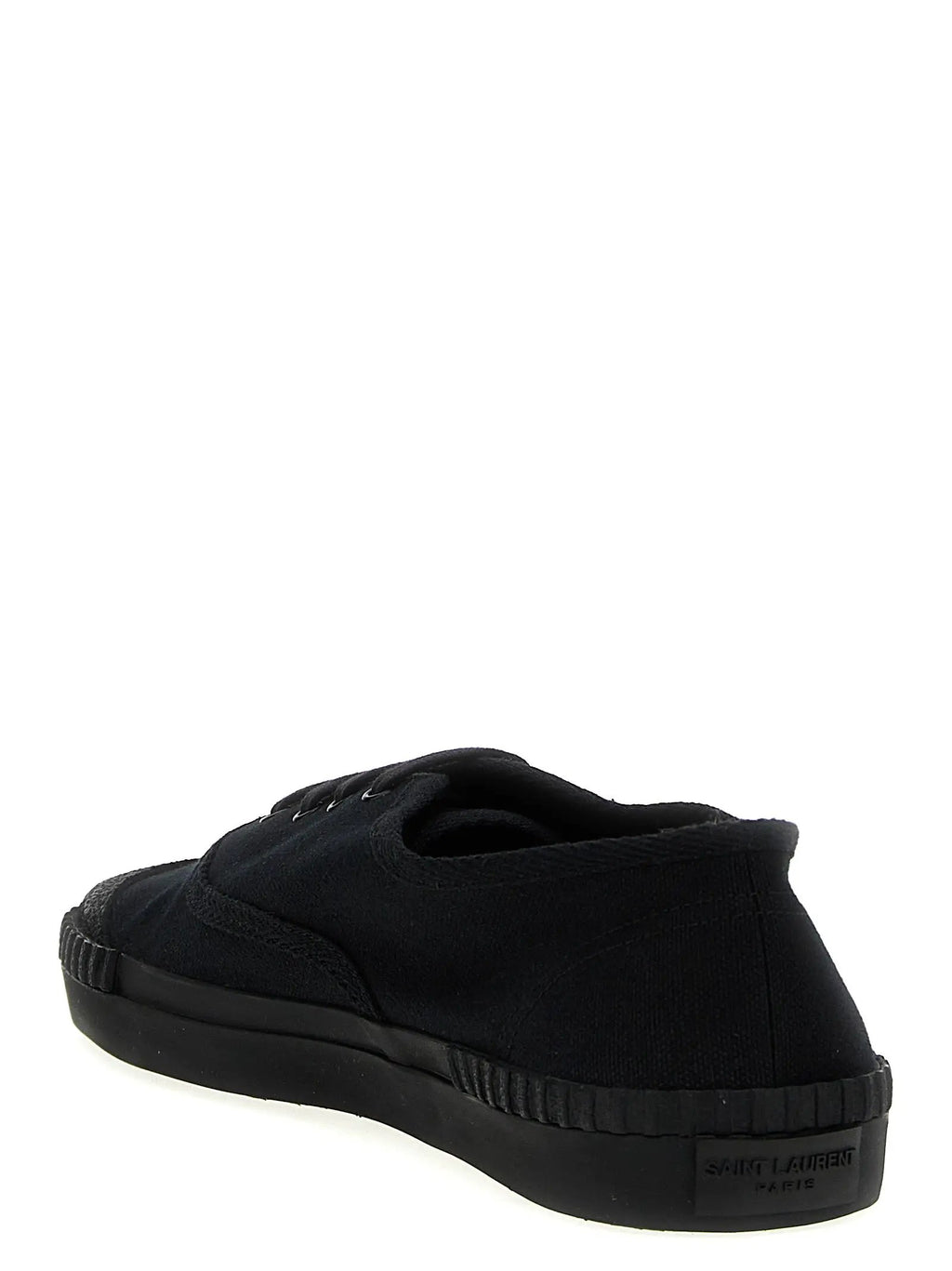 Saint Laurent Saint Laurent Black Cotton Low Top Sneakers