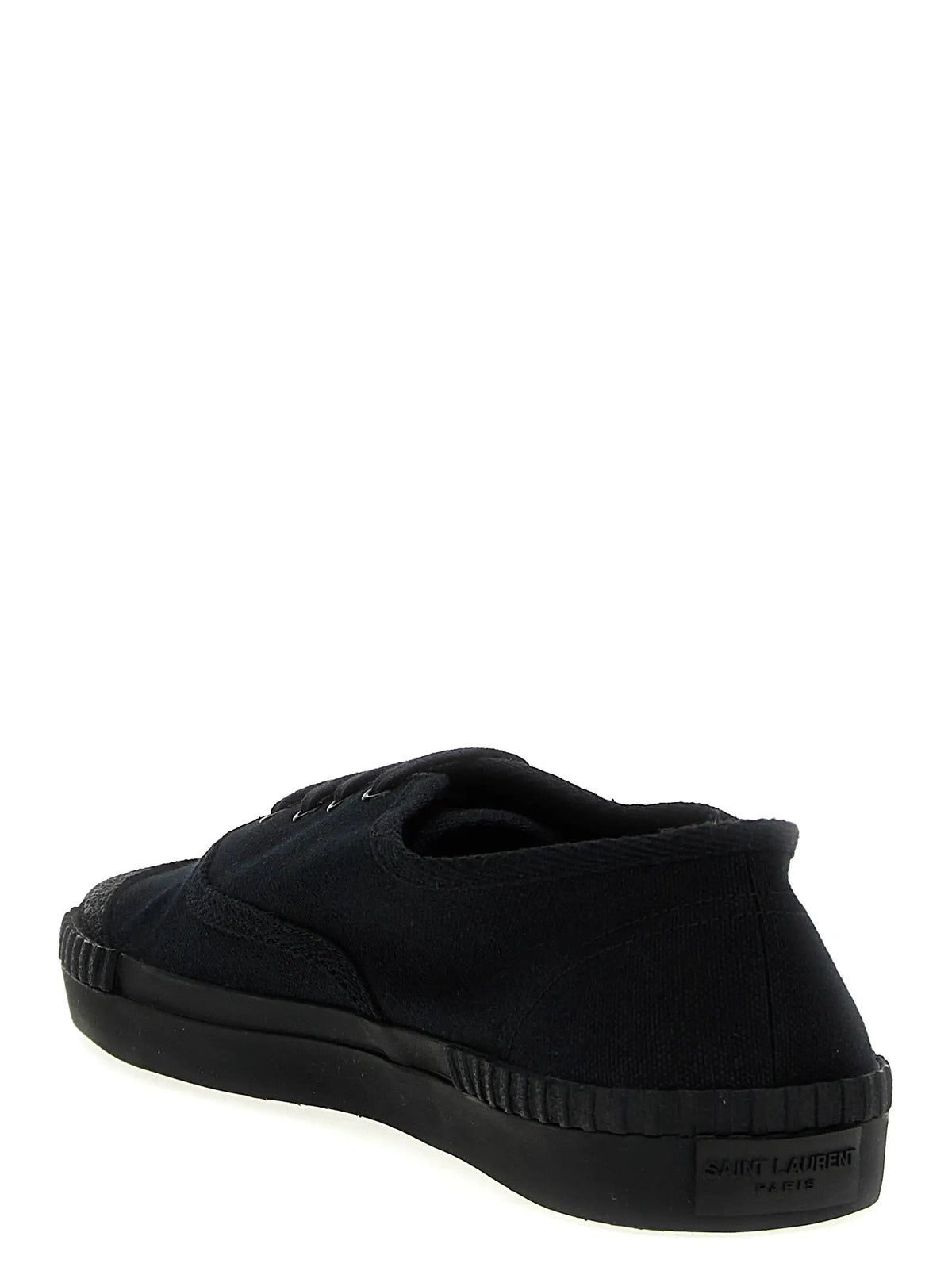Saint Laurent Saint Laurent Black Cotton Low Top Sneakers