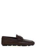 Valentino Garavani Valentino Garavani Brown Calfskin Slip-On Loafers