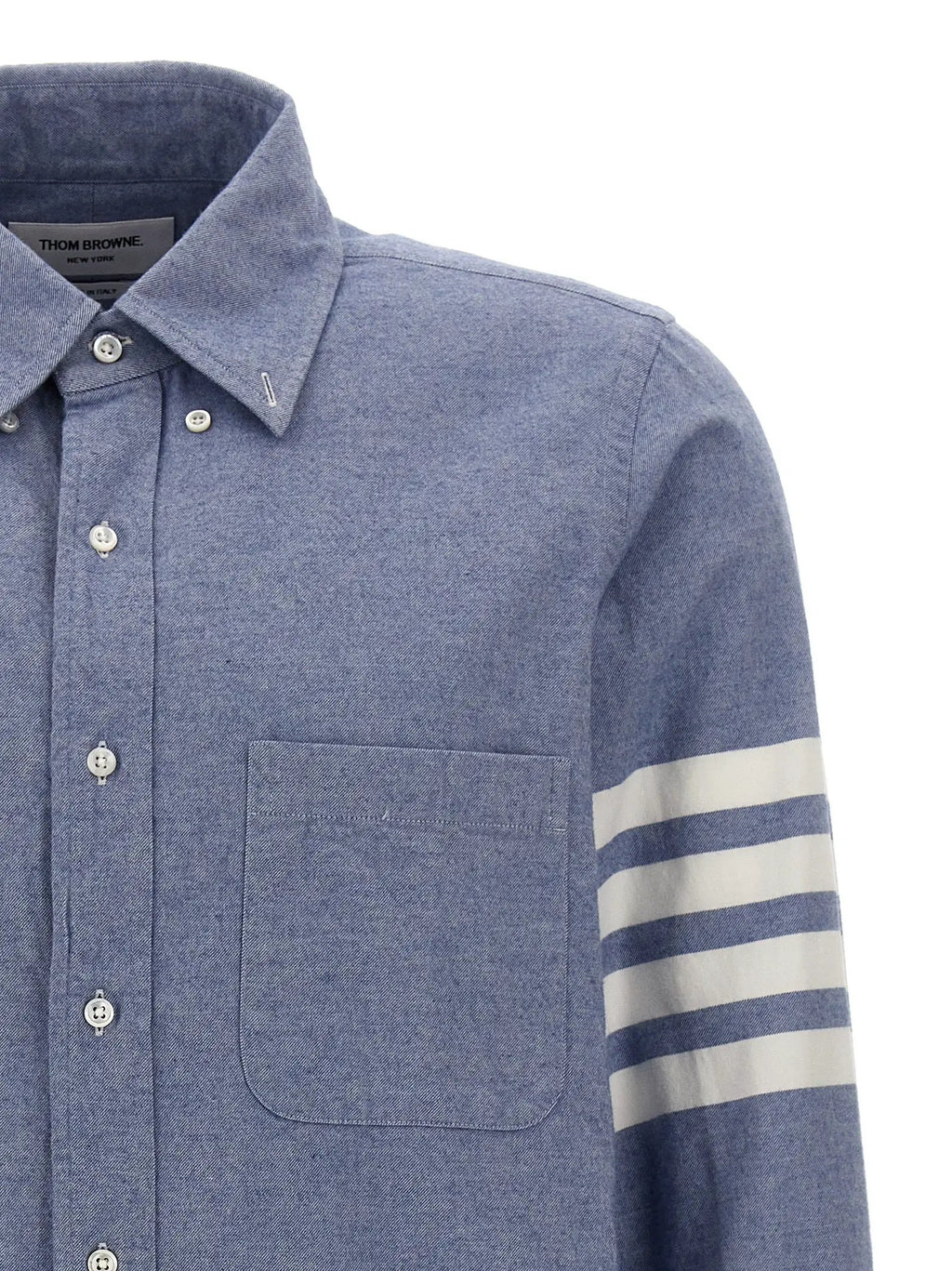 Thom Browne Thom Browne Blue Cotton Blouse