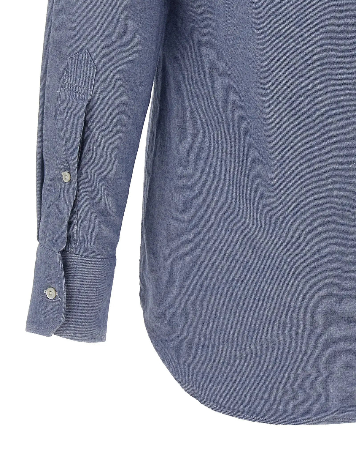 Thom Browne Thom Browne Blue Cotton Blouse