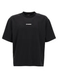 Jil Sander Jil Sander Black Polyester T-Shirt