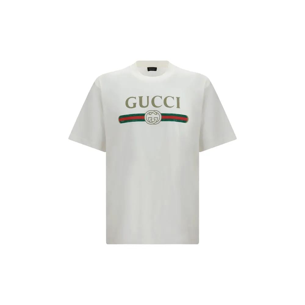 Gucci Gucci White Cotton T-Shirt