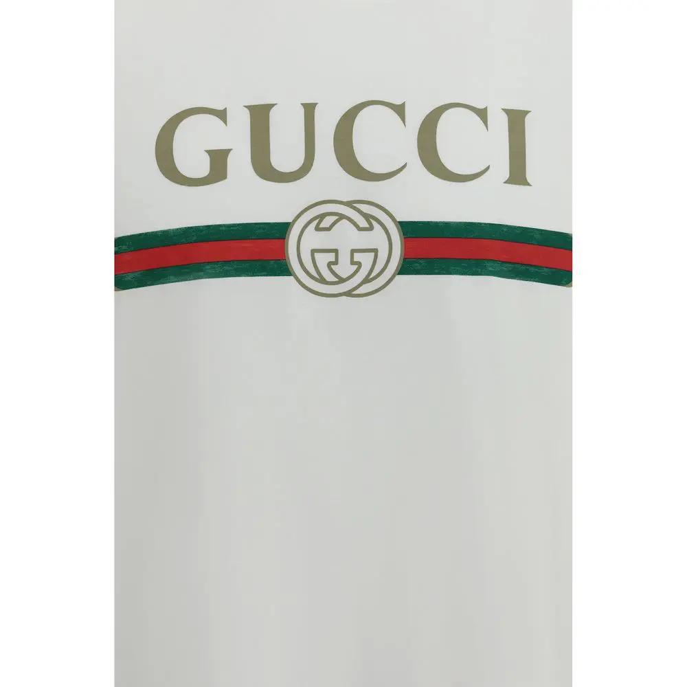 Gucci Gucci White Cotton T-Shirt
