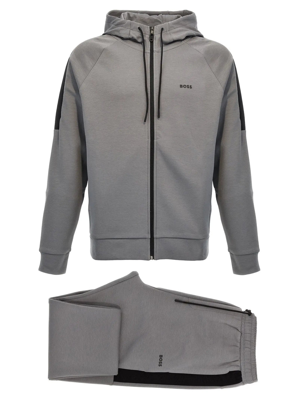 Hugo Boss Hugo Boss Gray Cotton Sweatshirt