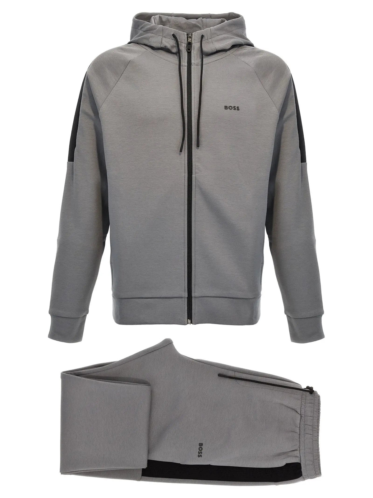 Hugo Boss Hugo Boss Gray Cotton Sweatshirt