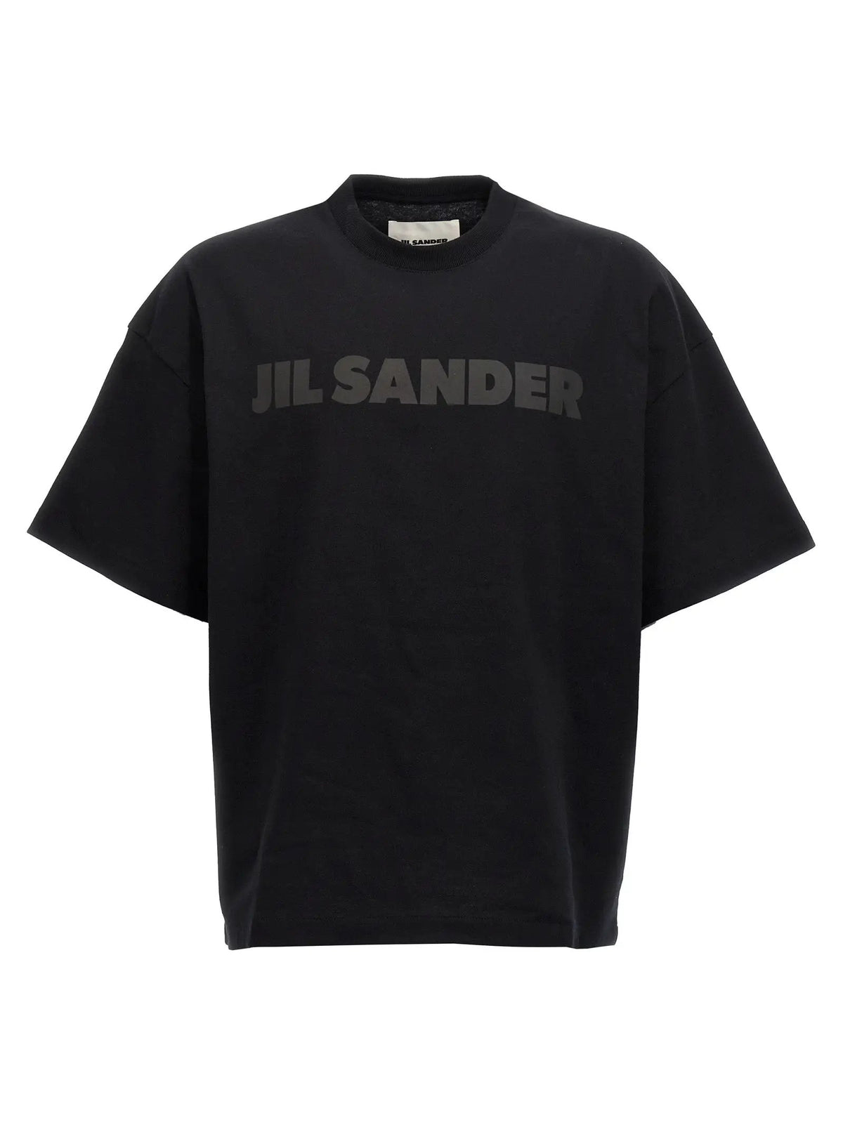 Jil Sander Jil Sander Black Cotton T-Shirt