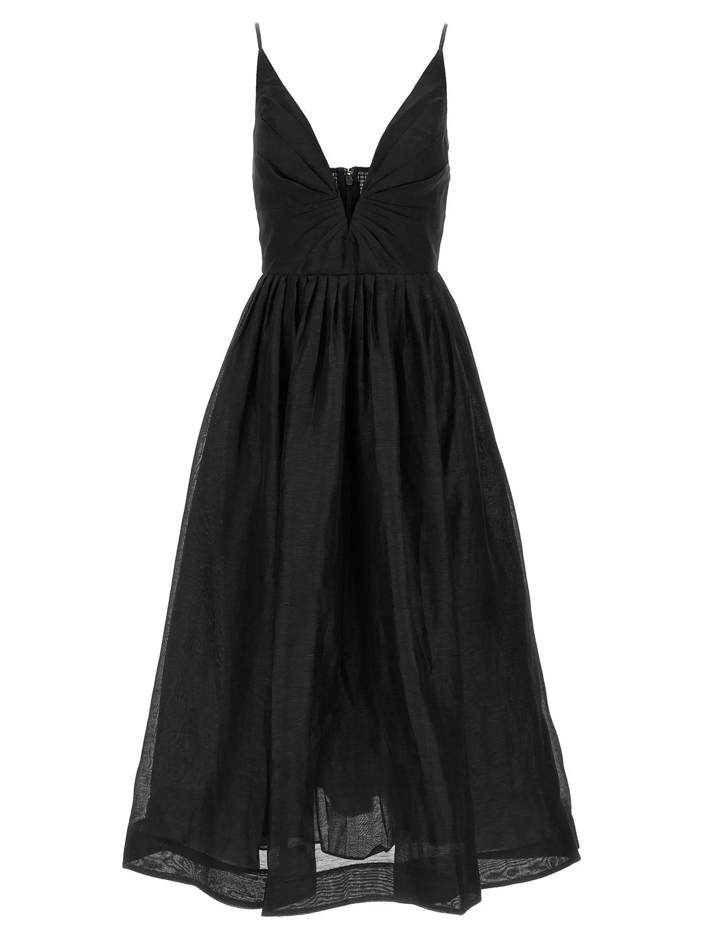 Zimmermann Zimmermann Black Linen Cocktail Dress