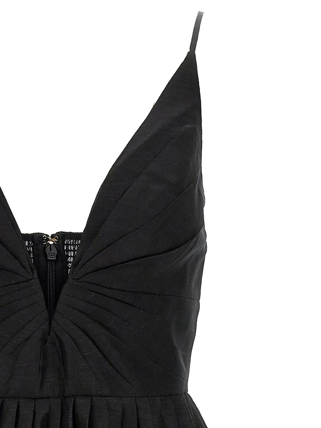 Zimmermann Zimmermann Black Linen Cocktail Dress