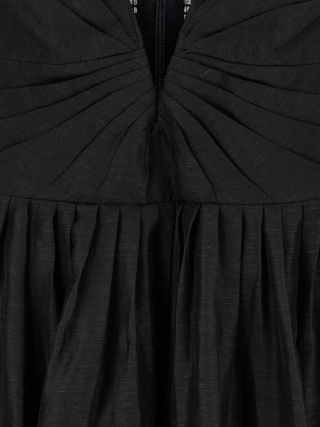 Zimmermann Zimmermann Black Linen Cocktail Dress