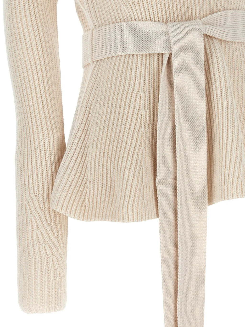 Zimmermann Zimmermann Beige Merino Wool Cardigan
