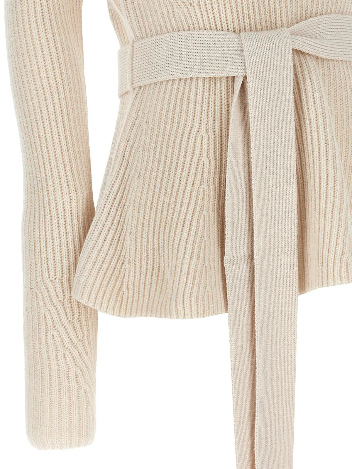 Zimmermann Zimmermann Beige Merino Wool Cardigan