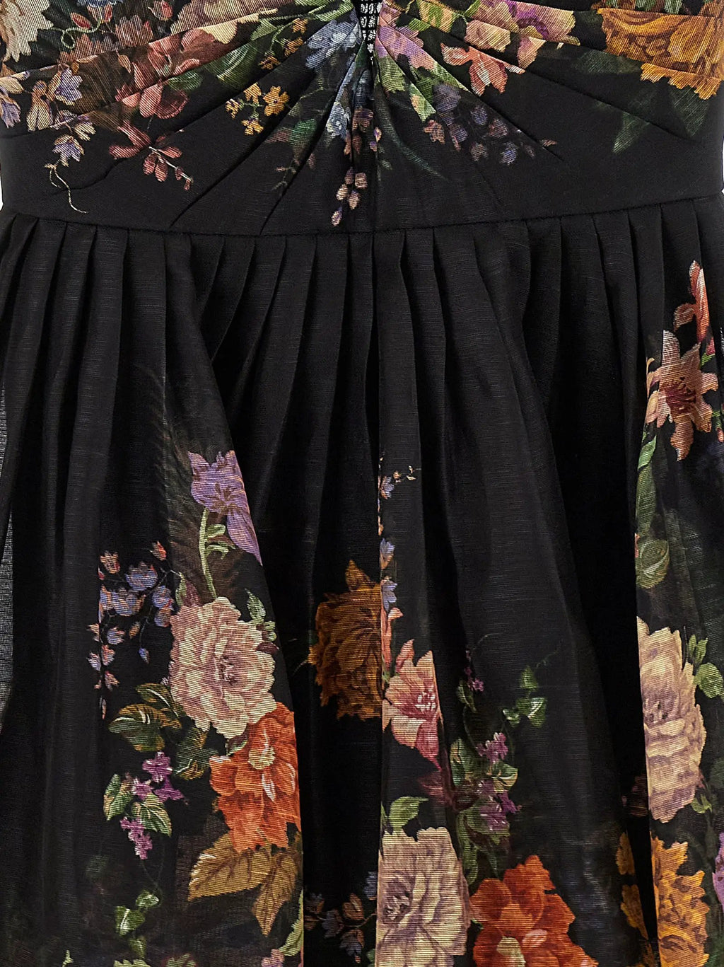 Zimmermann Zimmermann Black Linen Casual Dress