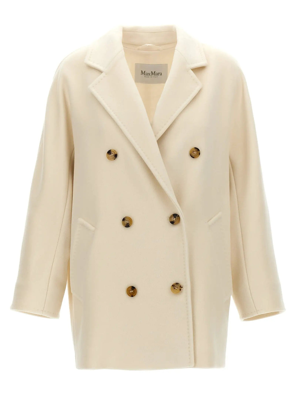 Max Mara Max Mara White Virgin Wool Coat
