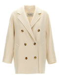 Max Mara Max Mara White Virgin Wool Coat