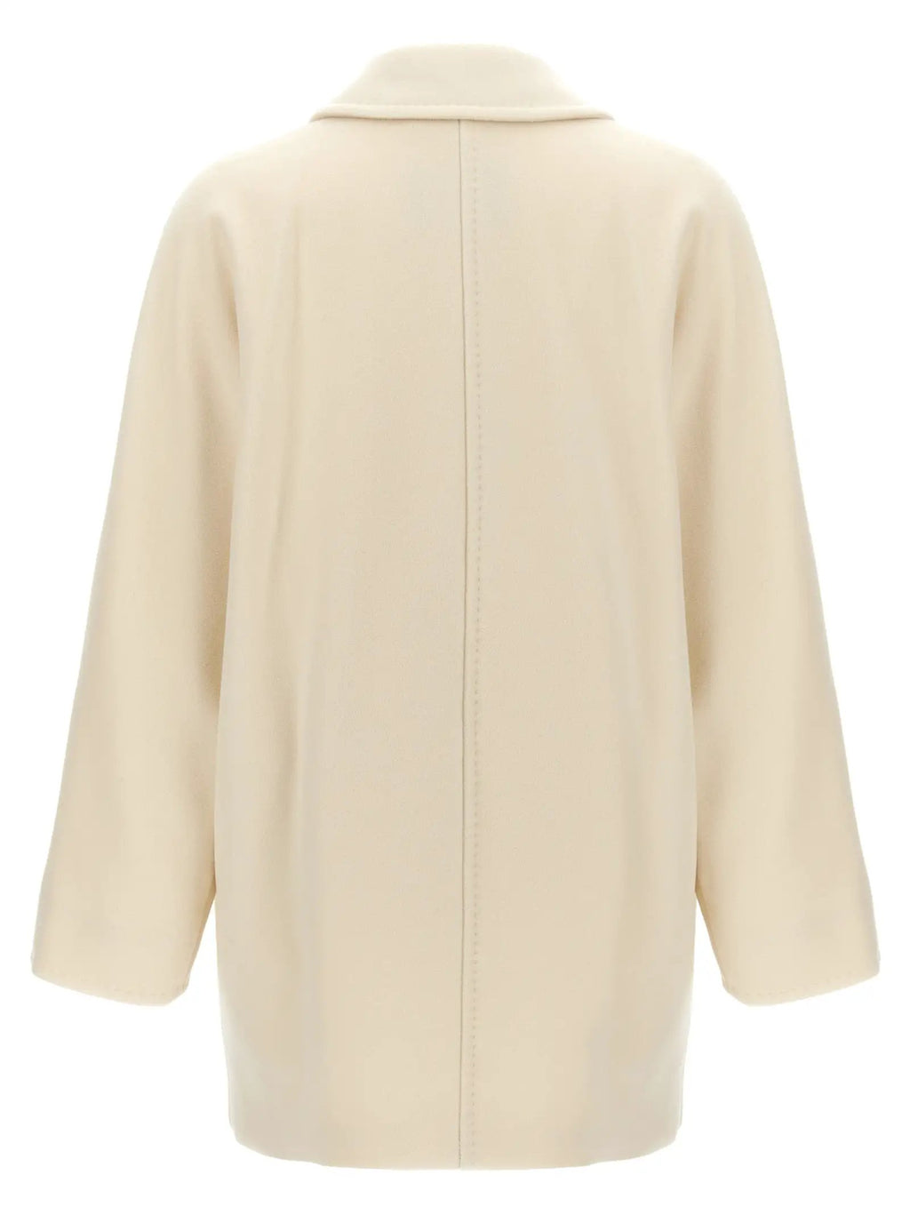 Max Mara Max Mara White Virgin Wool Coat